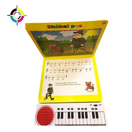 Education Children Learning Books with Sound Module Piano