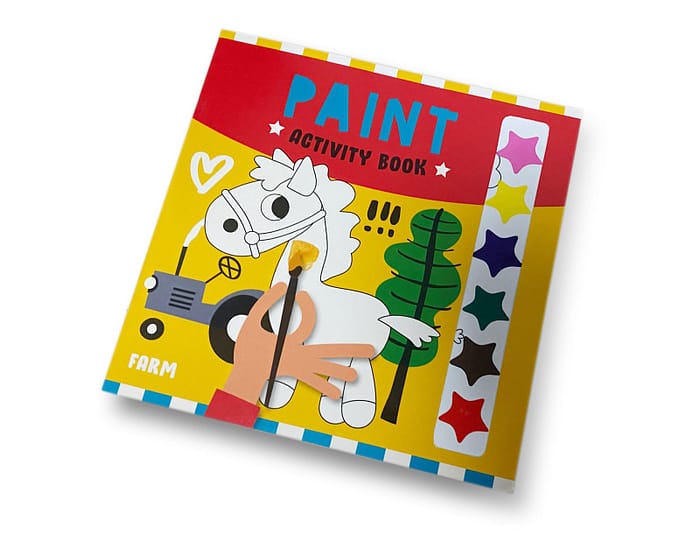 Wholesale OEM Water Paint Sketch Book Coloring Book with Pen Brush for Kids